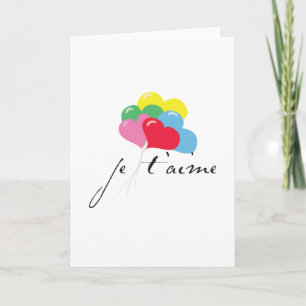 Cartes Pour Fêtes Annuelles Taime de Je (je t'aime)