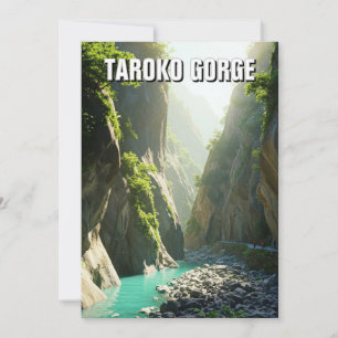 Cartes Pour Fêtes Annuelles Taïwan Taroko Gorge Travel