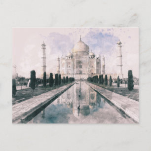 Cartes Pour Fêtes Annuelles Taj Mahal, Inde