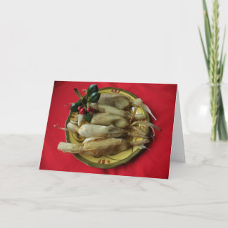 Cartes Pour Fêtes Annuelles Tamales de Noël