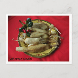Cartes Pour Fêtes Annuelles Tamales de Noël