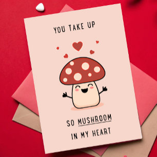Cartes Pour Fêtes Annuelles Tant de champignons dans mon cœur Enfants de la cl