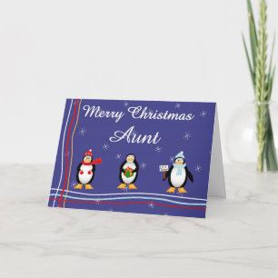 Cartes Pour Fêtes Annuelles tante de Noël