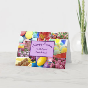 Cartes Pour Fêtes Annuelles Tante et oncle heureux de Pâques