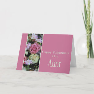 Cartes Pour Fêtes Annuelles Tante Rose Heureuse Sainte-Valentin