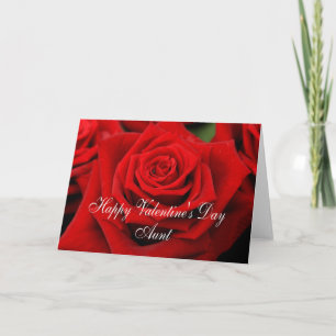 Cartes Pour Fêtes Annuelles Tante Rose Heureuse Sainte-Valentin