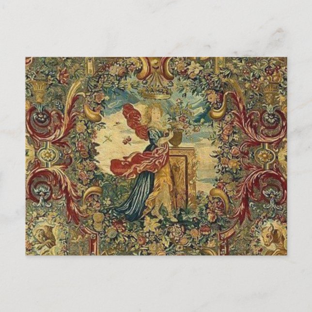 Cartes Pour Fêtes Annuelles Tapisserie de Noël - (Devant)