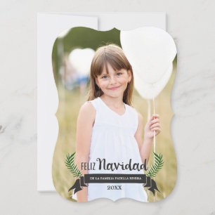 Cartes Pour Fêtes Annuelles Tarjeta de Navidad Elegante