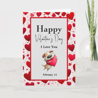 Cartes Pour Fêtes Annuelles Tarjeta Happy Valentine's Day