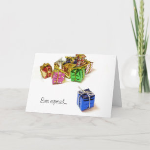 Cartes Pour Fêtes Annuelles Tarjeta Navideña "Eres particulier "