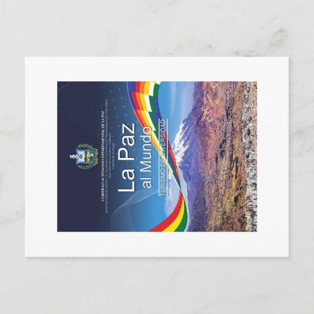 Cartes Pour Fêtes Annuelles Tarjeta Posta La Paz al mundo (Devant)