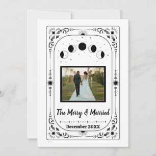 Cartes Pour Fêtes Annuelles Tarot de photos personnalisées Nouveaux mariés Fam