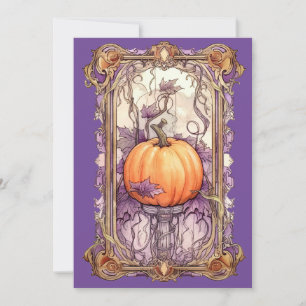 Cartes Pour Fêtes Annuelles Tarot mystique d'Halloween