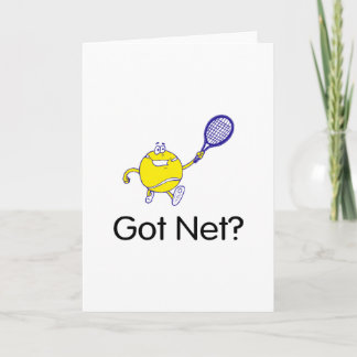 Cartes Pour Fêtes Annuelles T'as du Net ? (Tennis)