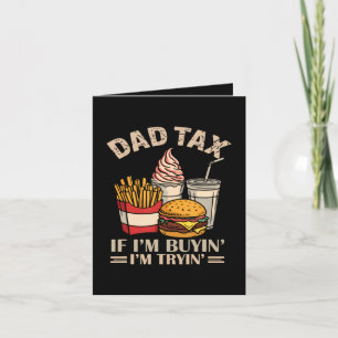 Cartes Pour Fêtes Annuelles Taxe Papa Si J'Achète J'essaie