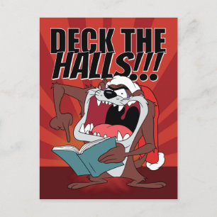 Cartes Pour Fêtes Annuelles TAZ™ Singing Christmas Carols