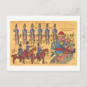 Cartes Pour Fêtes Annuelles Tchaikovski Nutcracker Soldats Noël
