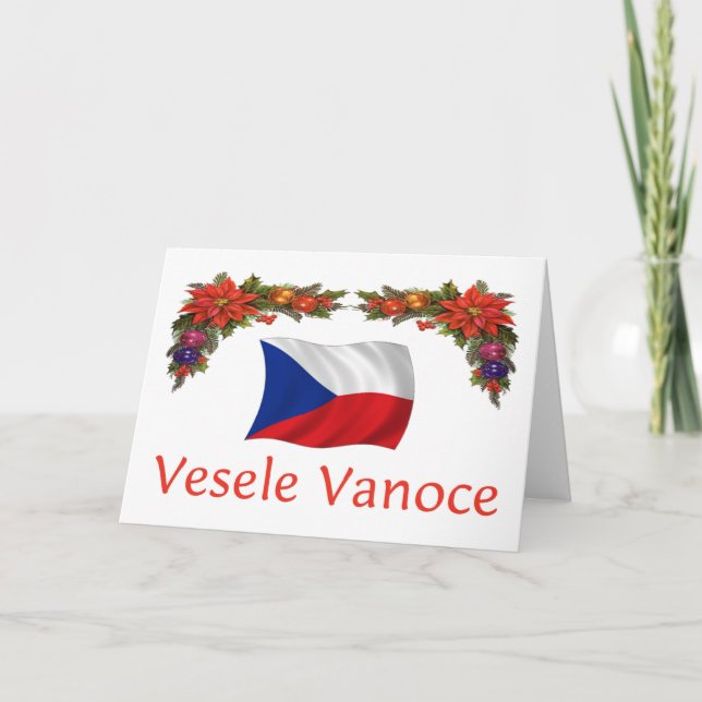Cartes Pour Fêtes Annuelles Tchèque Vesele Vanoce (Joyeux Noël) (Devant)