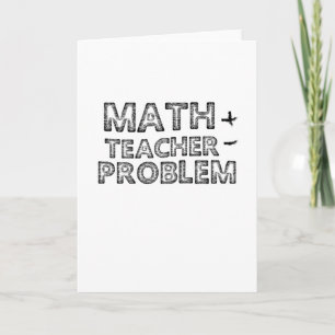 Cartes Pour Fêtes Annuelles Teacher Poison MATH TEACHER