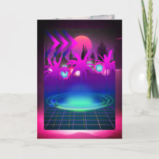 Cartes Pour Fêtes Annuelles Techno City 