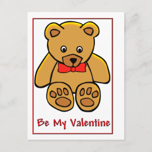 Cartes Pour Fêtes Annuelles Teddy Bear Valentine