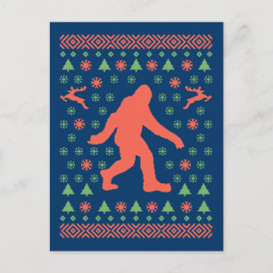 Cartes Pour Fêtes Annuelles Tee - shirts de chandail de vacances Bigfoot