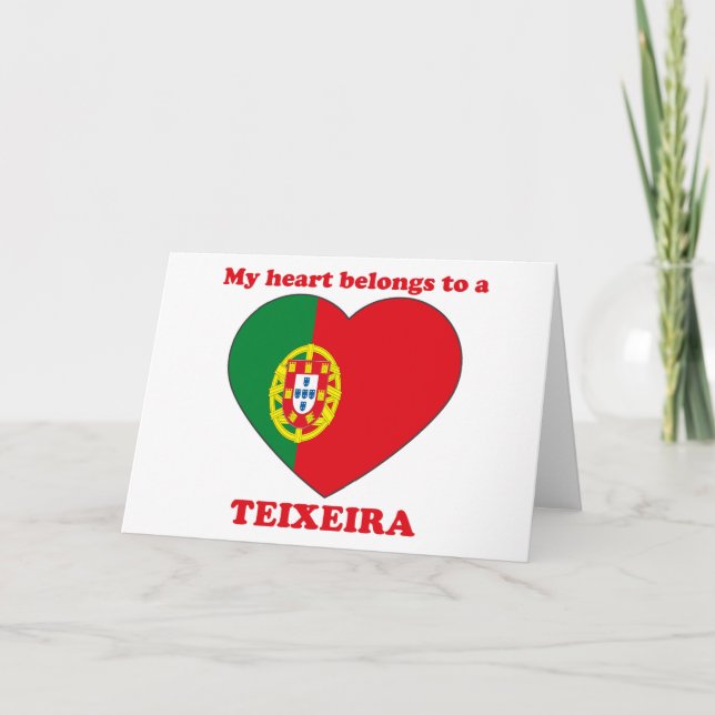 Cartes Pour Fêtes Annuelles Teixeira (Devant)
