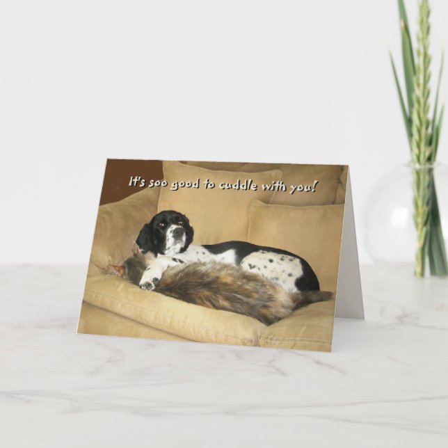 Cartes Pour Fêtes Annuelles Tellement bien de vous câliner (Devant)