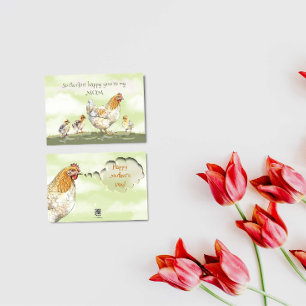 Cartes Pour Fêtes Annuelles Tellement Poulette Heureuse que Vous Soyez Ma MAMA