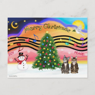 Cartes Pour Fêtes Annuelles TEMPLATE - Musique de NOËL 2