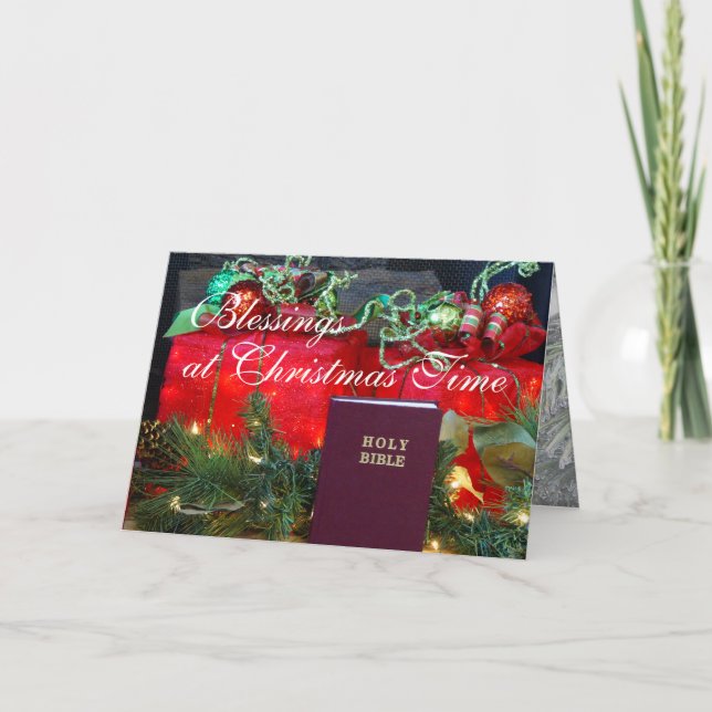 Cartes Pour Fêtes Annuelles Temps 2 de Noël - personnaliser (Devant)