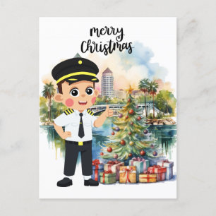 Cartes Pour Fêtes Annuelles Temps de Noël pilote en Floride