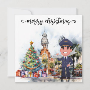 Cartes Pour Fêtes Annuelles Temps de Noël pilote en Floride