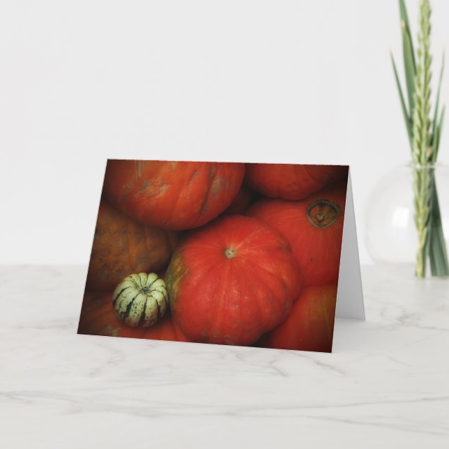 Cartes Pour Fêtes Annuelles Temps de récolte (Devant)