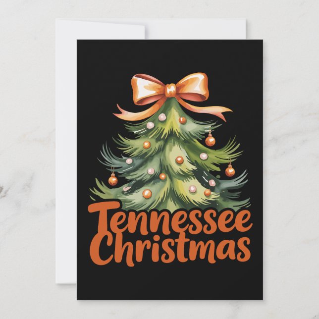 Cartes Pour Fêtes Annuelles Tennessee Noël Famille Matching Vacances Xmas (Devant)