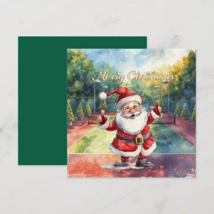 Cartes Pour Fêtes Annuelles Tennis de Noël avec Sabta et court de tennis
