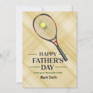 Cartes Pour Fêtes Annuelles Tennis Fête des Pères