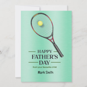 Cartes Pour Fêtes Annuelles Tennis Fête des Pères