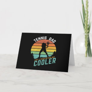 Cartes Pour Fêtes Annuelles Tennis Papa c'est comme un papa normal mais beauco