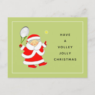 Cartes Pour Fêtes Annuelles Tennis Vacances de Noël 