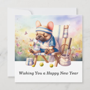Cartes Pour Fêtes Annuelles Tennis vous souhaite une bonne année