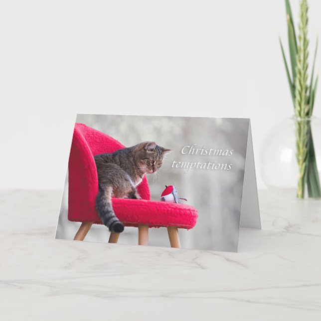 Cartes Pour Fêtes Annuelles Tentatives de Noël (Devant)