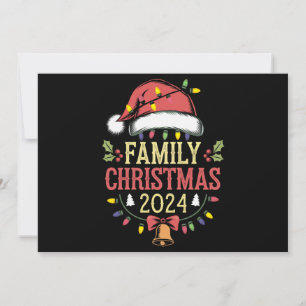 Cartes Pour Fêtes Annuelles Tenues de Noël assorties pour la famille 2024 Équi