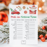 Cartes Pour Fêtes Annuelles Terminez le jeu de phrases de Noël Santa Christmas<br><div class="desc">Complétez les dictons des fêtes avec notre jeu imprimable Terminez la phrase de Noël ! Une activité de mots amusante et festive pour tous les âges.
76SE A</div>