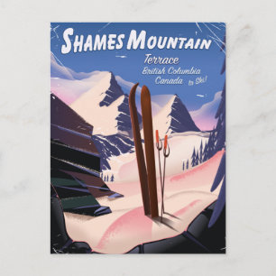 Cartes Pour Fêtes Annuelles Terrasse de Shames Mountain Colombie-Britannique S