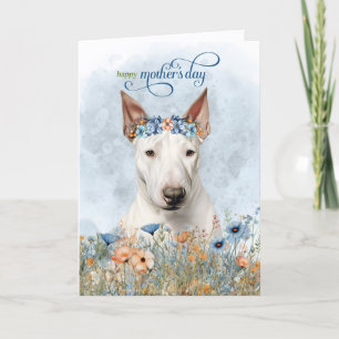 Cartes Pour Fêtes Annuelles Térrier Buller Fleurs des champs Fête des mères