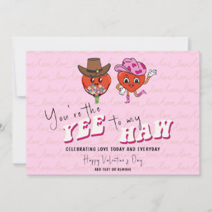 Cartes Pour Fêtes Annuelles T'es le Yee à mon Haw Cowgirl Western Country