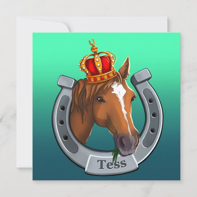 Cartes Pour Fêtes Annuelles Testez la reine. (Devant)