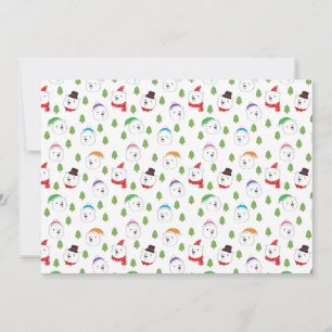 Cartes Pour Fêtes Annuelles Tête de ours polaire adorable Noël