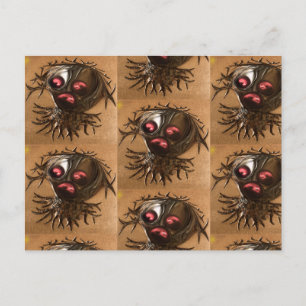 Cartes Pour Fêtes Annuelles Tête d'épouvantail hantée